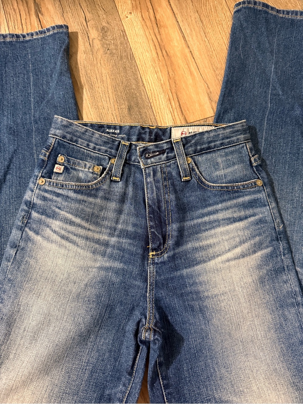 AG Adriano Goldschmied - Alexxis High Rise Straight Jeans Sz 24R